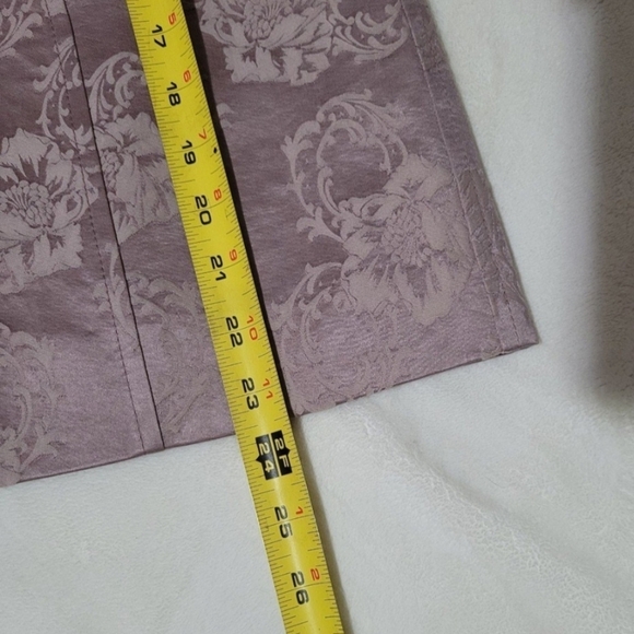 Purificacion Garcia Pencil Skirt Size 6/8 Cotton Silk Blend Spain Elegant Purple - Picture 12 of 12